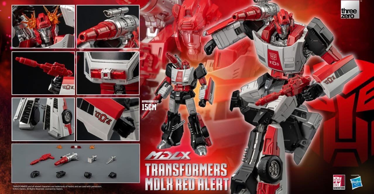 Pre-order : Transformers MDLX Red Alert by Threezero