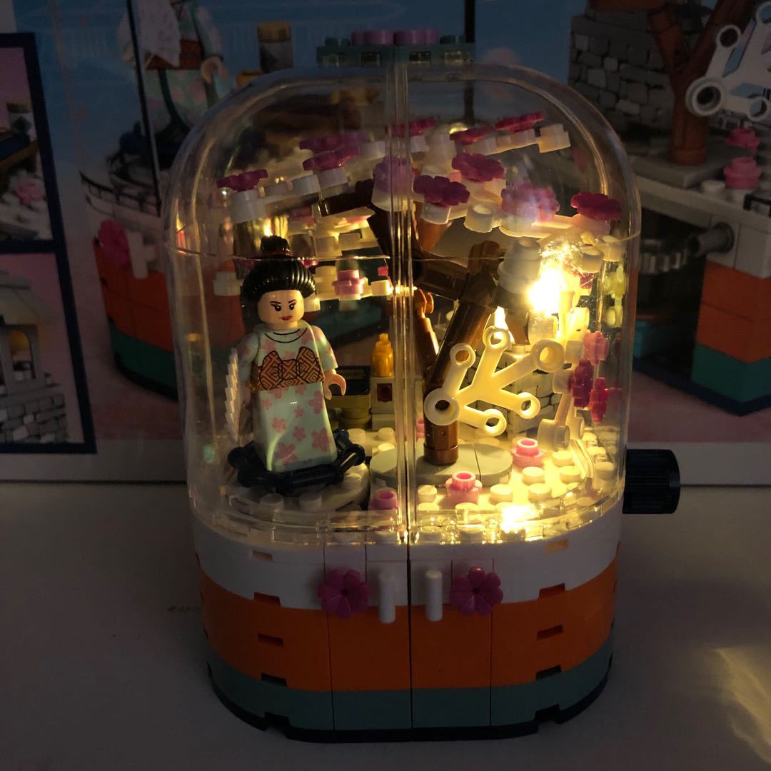 Sembo Block 601077 Japanese mini street Cherry Blossom 259pcs (มีไฟ)