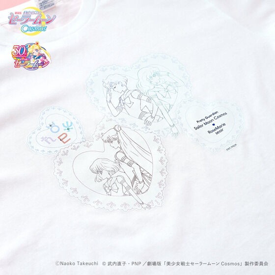 PRE-ORDER : Movie version "Sailor Moon Cosmos" x RoseMarie seoir Short Sleeve T-shirt