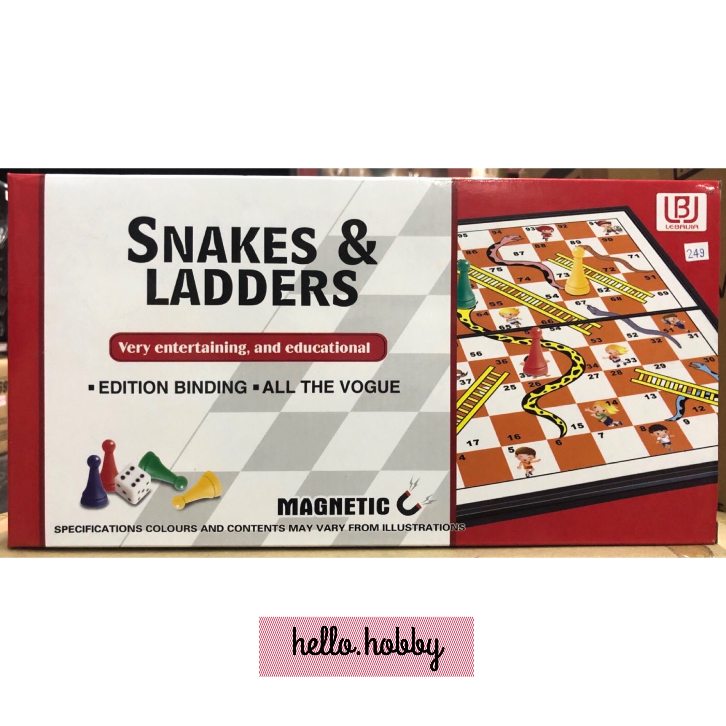 Snakes & Ladders Game (กระดานแม่เหล็ก)