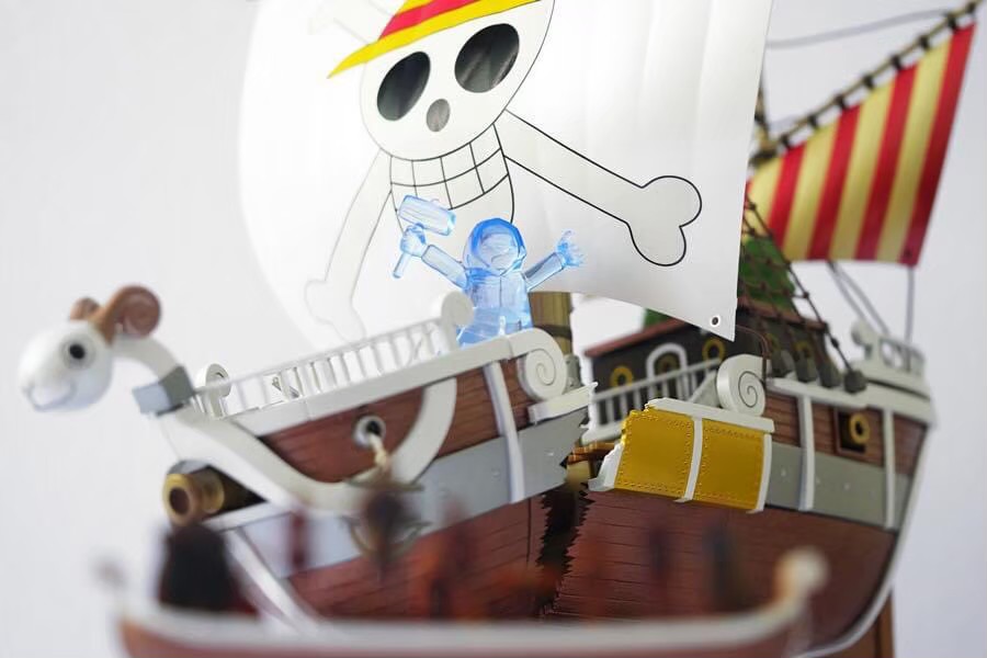 CHOGOKIN GOING MERRY -ONE PIECE 20TH ANNIVERSARY PREMIUM COLOR VER.- by Bandai (มือ1 แกะเชค มีตำหนิระเบียงหักจากโรงงาน)