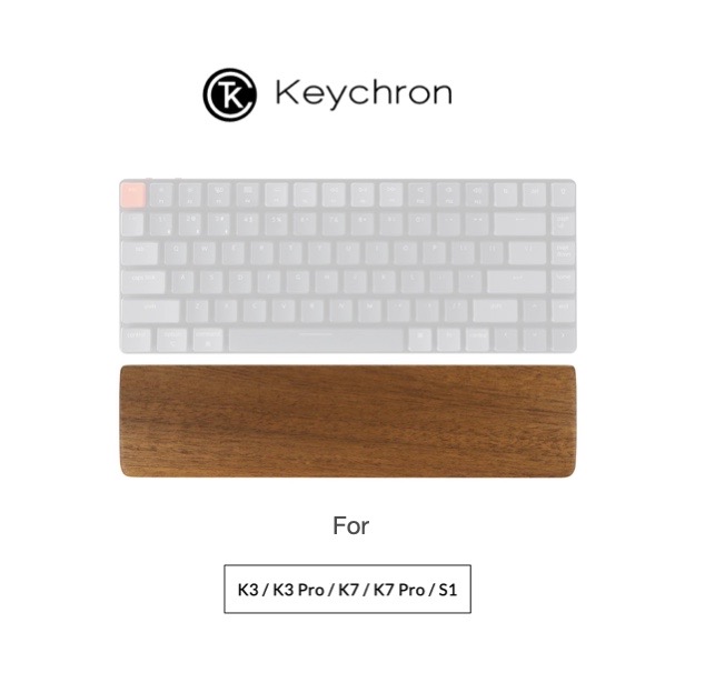 Keychron Wooden Palm rest ของแท้ 100% ที่รองข้อมือแป้นพิมพ์ แบบไม้ สำหรับ K2,K6,K6 Pro,K3,K3 Pro,K7,K7 Pro,S1,K4,K8,K8 Pro,C1,K12,Q4,Q4Pro,V4,Q60,C2,K10,Q1 Pro,Q1,Q2,V2,Q6,V6,K10 Pro