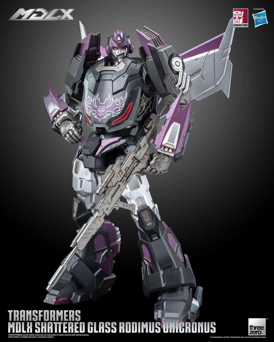 Pre-order : Transformers MDLX Shattered Glass Rodimus Unicronus by ThreeZero