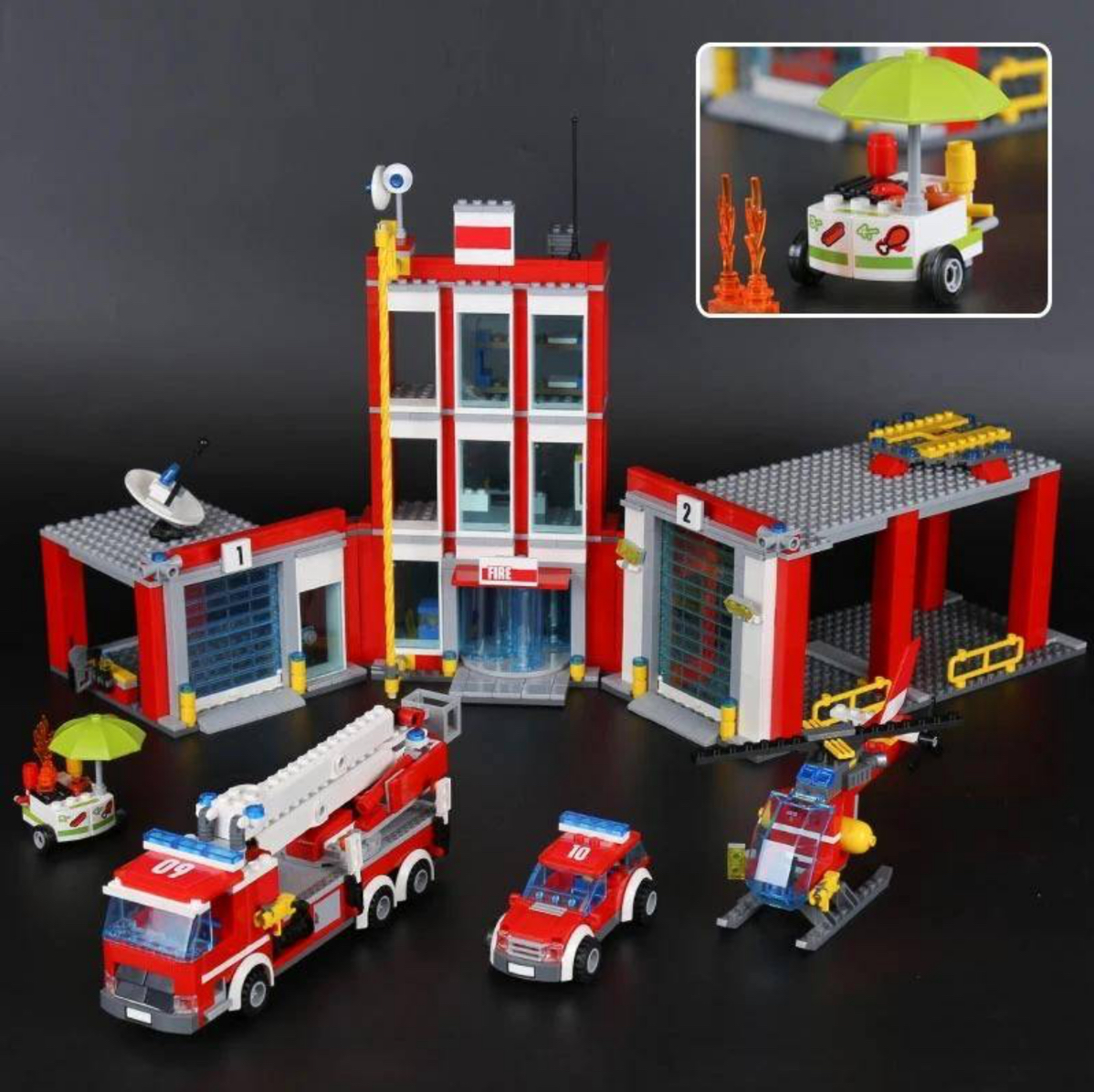 Lion king 180034 Fire Station 1029pcs
