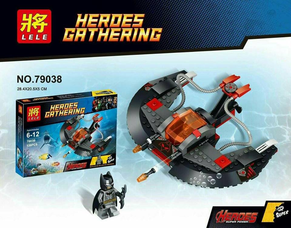 Lele 79038 Black Manta’s Sea Saucer 138pcs