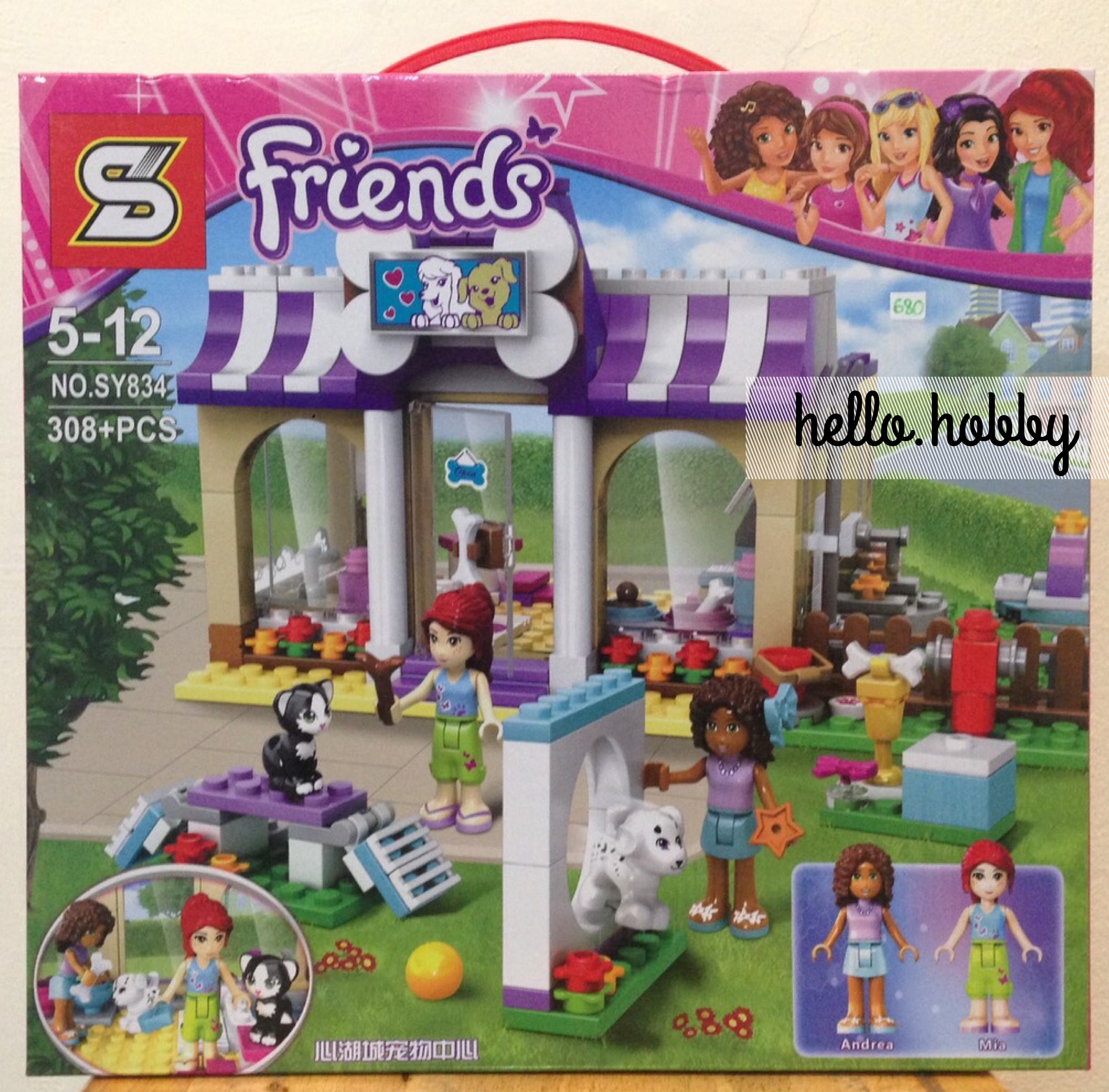 SY834 Friends Heartlake Puppy Daycare 308pcs
