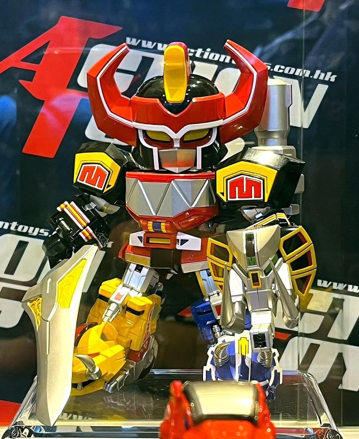 Kyoryu Sentai Zyuranger : MIGHTY DEFORMED Series 01 Daizyujin Dino Megazord by Action Toys