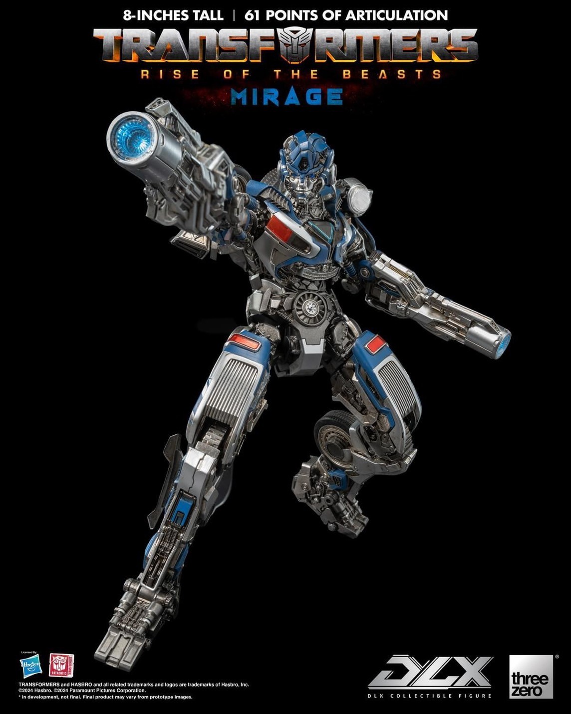 Pre-order : Transformers: Rise of the Beasts DLX Mirage Action Figure by ThreeZero