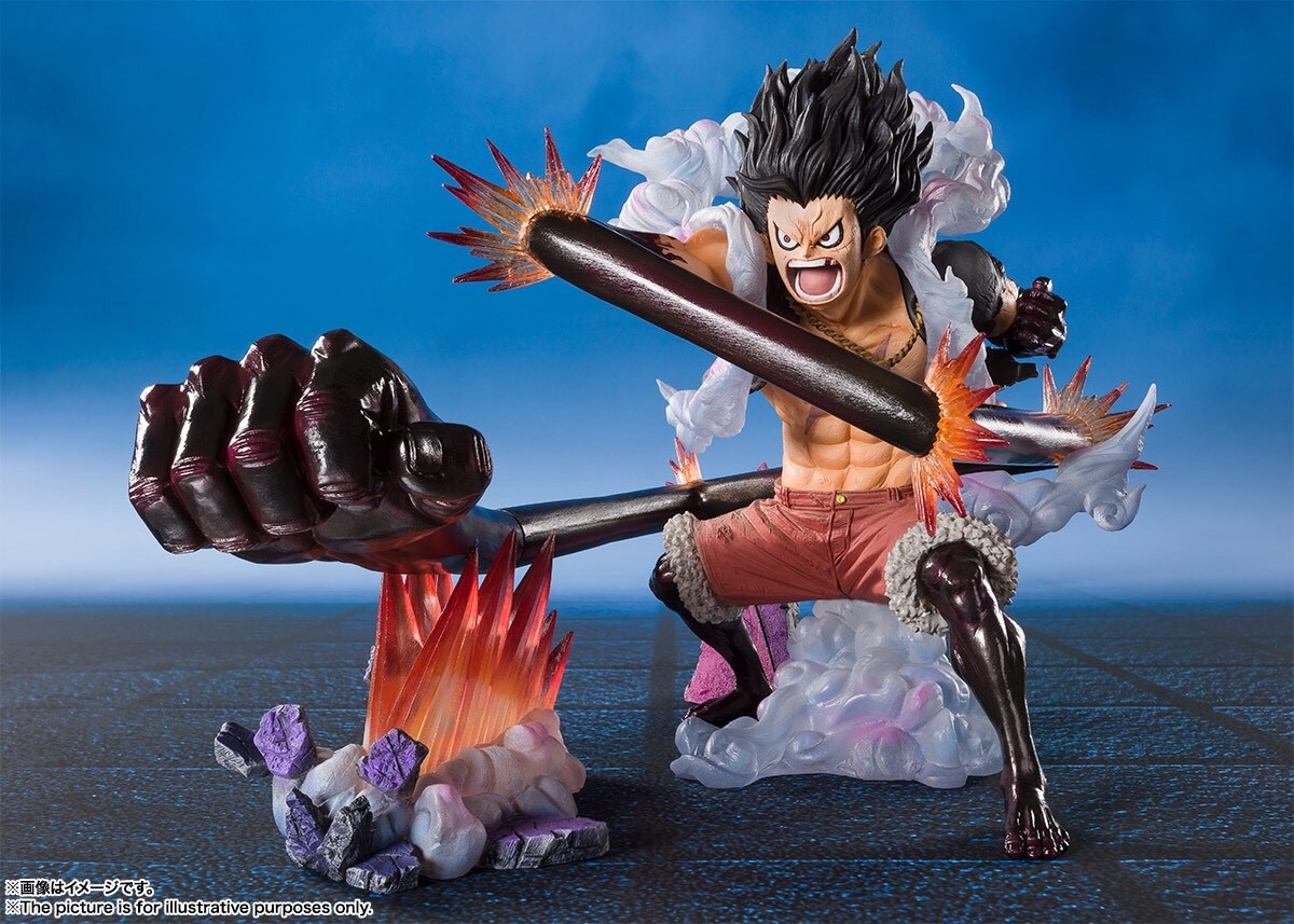 Pre-order : FIGUARTS ZERO ONE PIECE - MONKEY D. LUFFY GEAR 4 - SNAKEMAN KING COBRA - PVC FIGURE