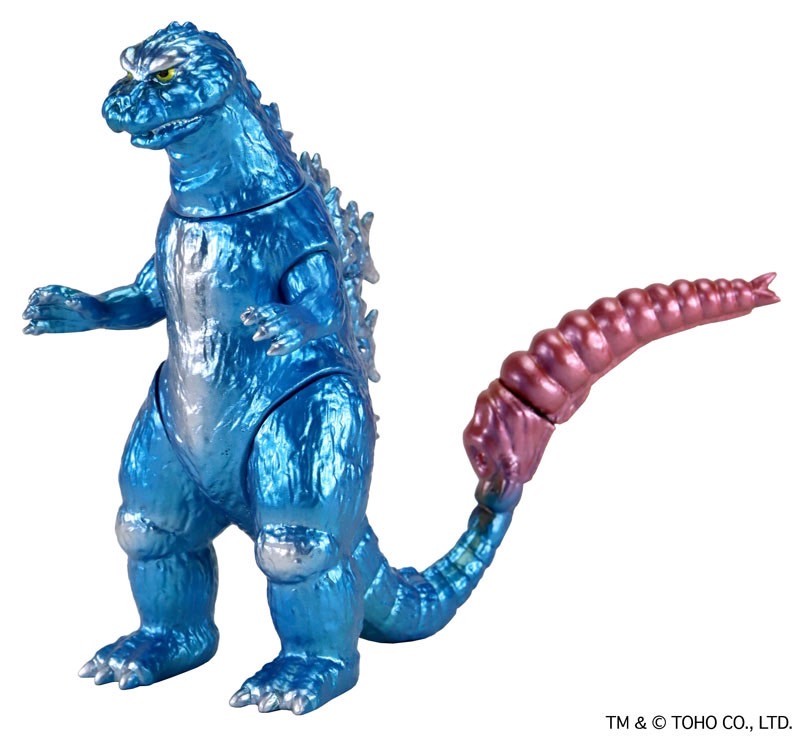 Godzilla - CCP Middle Size Series Vol.11 Godzilla (1964) Blue Metallic Ver. Soft Vinyl by CCP (Lot JP)