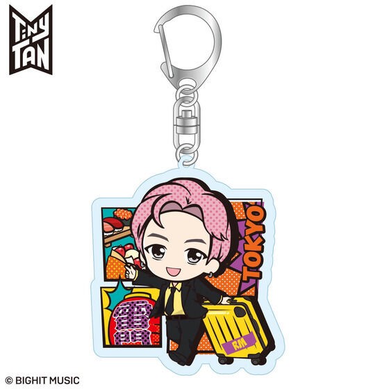 PRE-ORDER : TinyTAN TRAVEL COLLECTION Acrylic Keychain