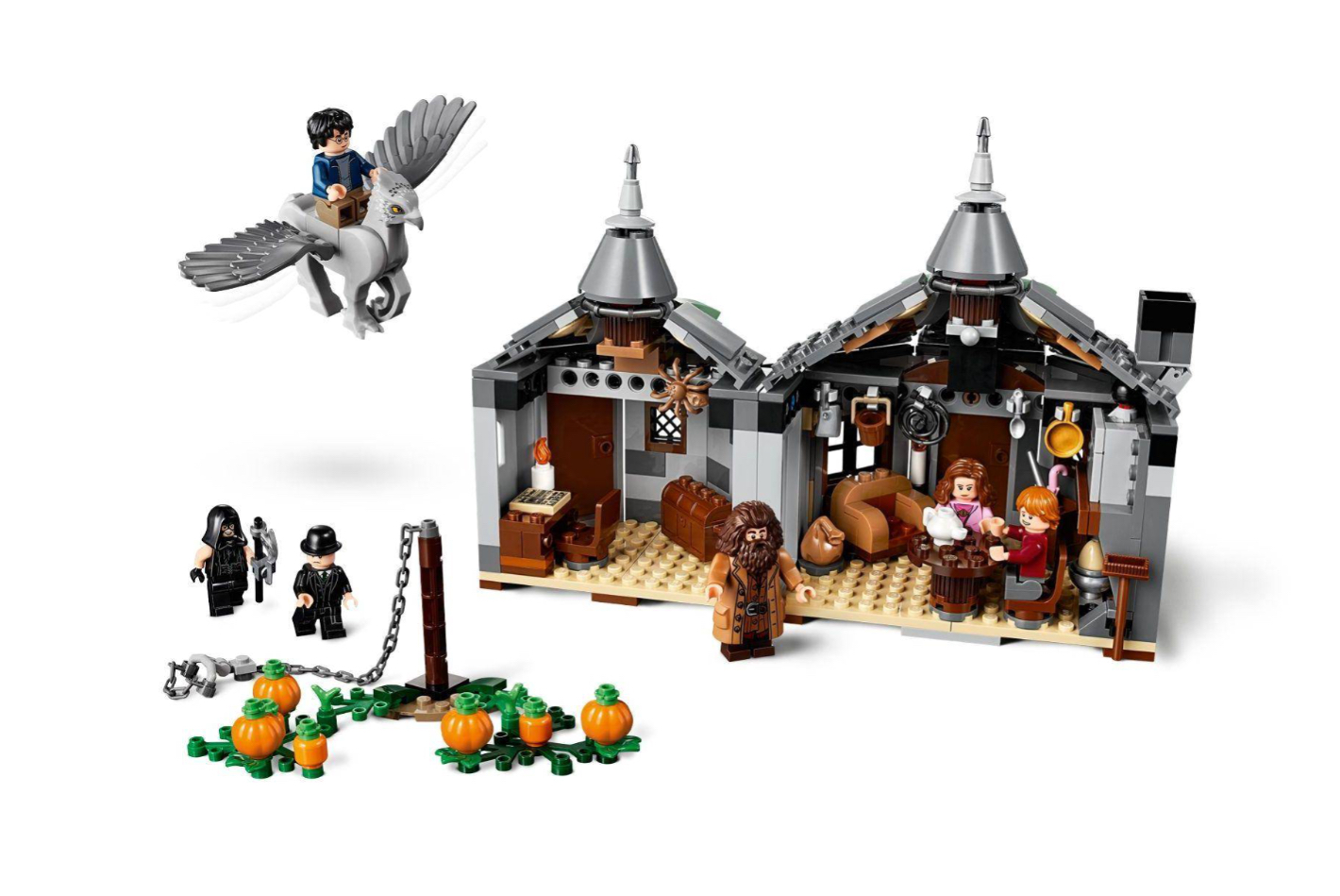 Lari 11343 Harry Potter - Hagrid's Hut: Buckbeak's Rescue 520pcs