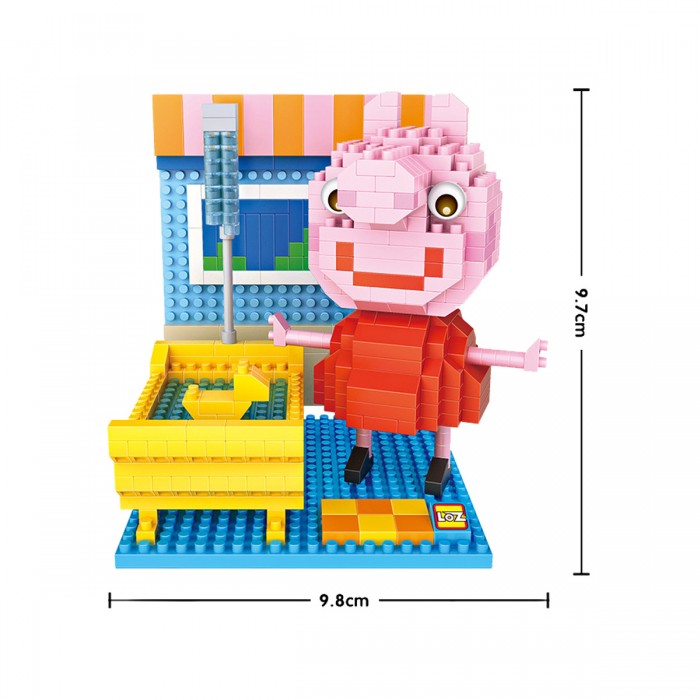 Loz 9746 Bathing Peppa Pig 480pcs