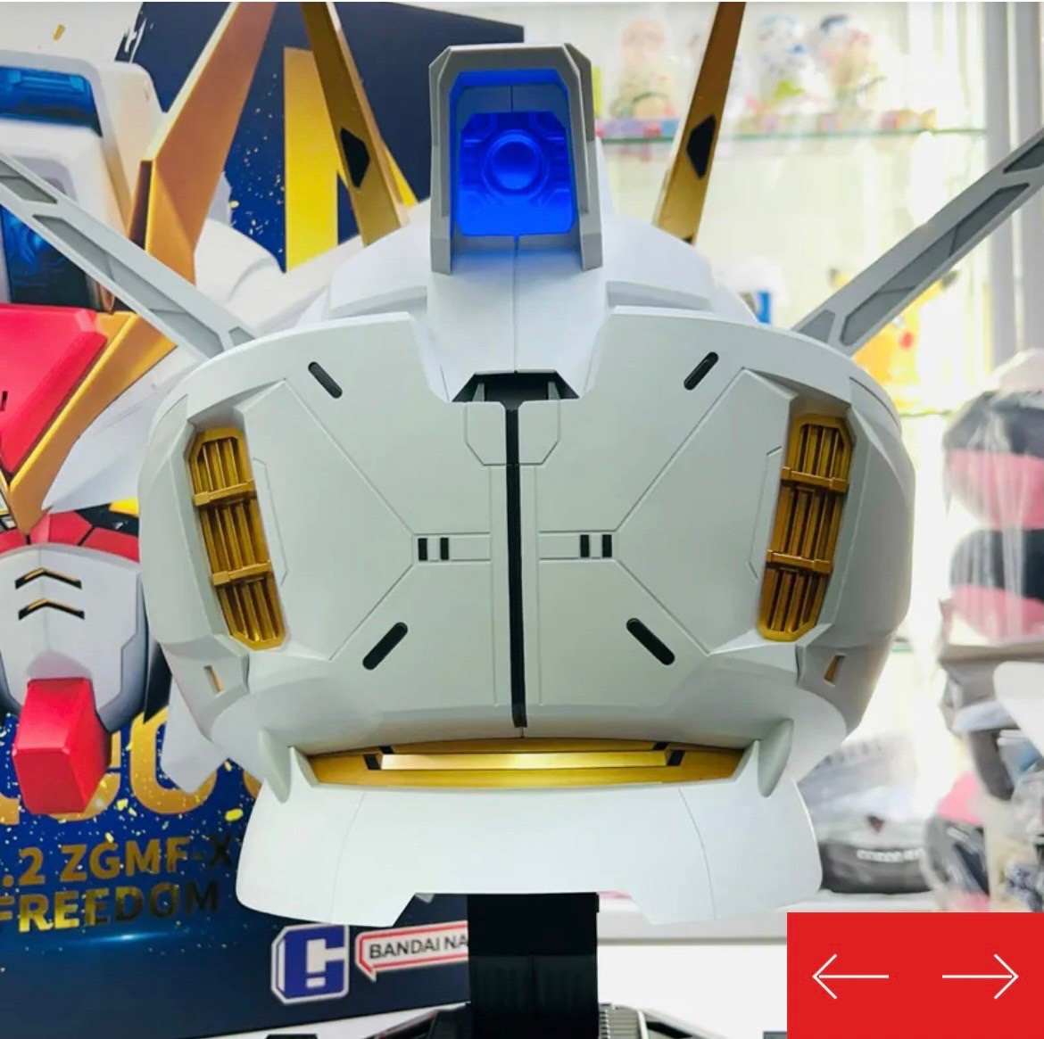 โมเดลหัวกันดั้มมีไฟ Gundam - BN Head Collection Vol.2 Strike Freedom Gundam by Bandai