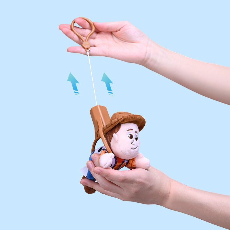 พวงกุญแจ ลิขสิทธิ์แท้ ได้ 1 ตัว | Disney - Toy Story - It’s Hang Time Plush Clip Keychain Series by Potdemiel
