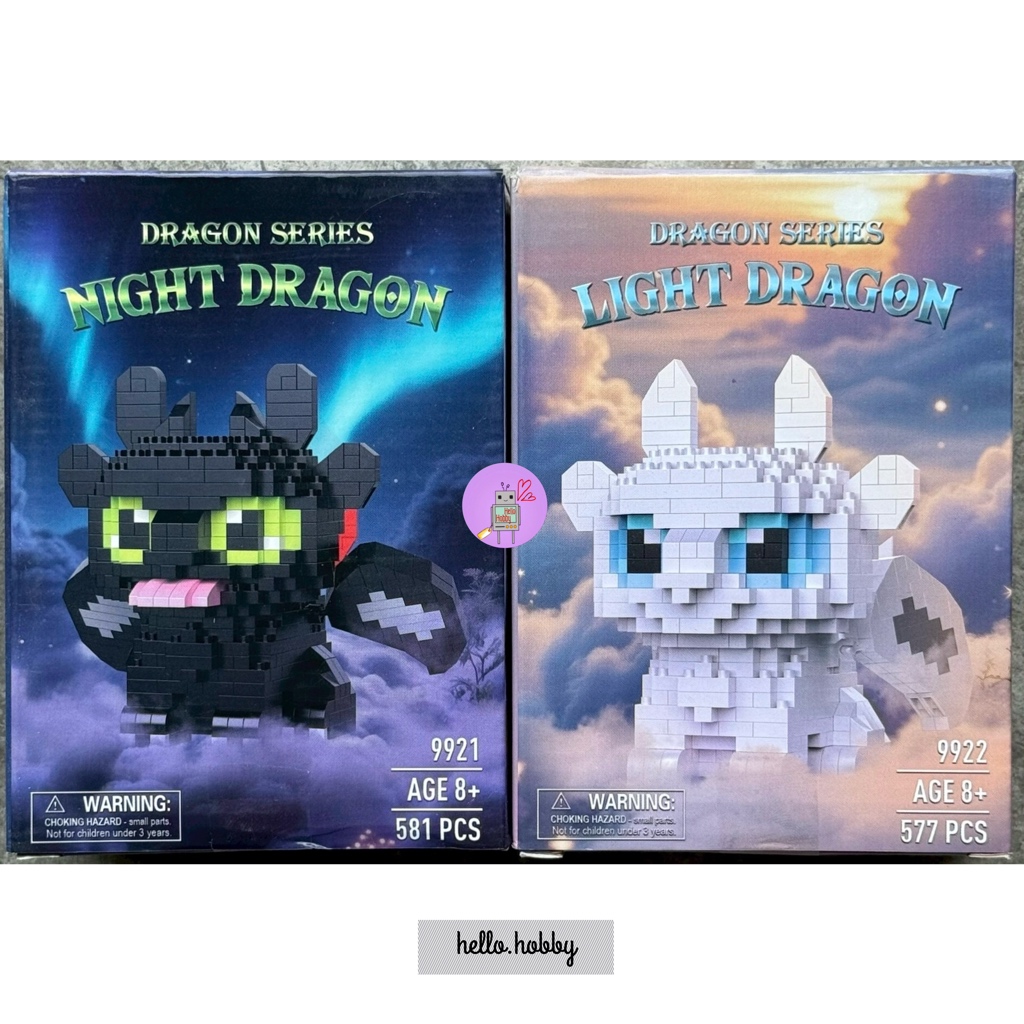 ตัวต่อนาโน เขี้ยวกุด Size XL - 9921 - 9922 - How to Train Your Dragon