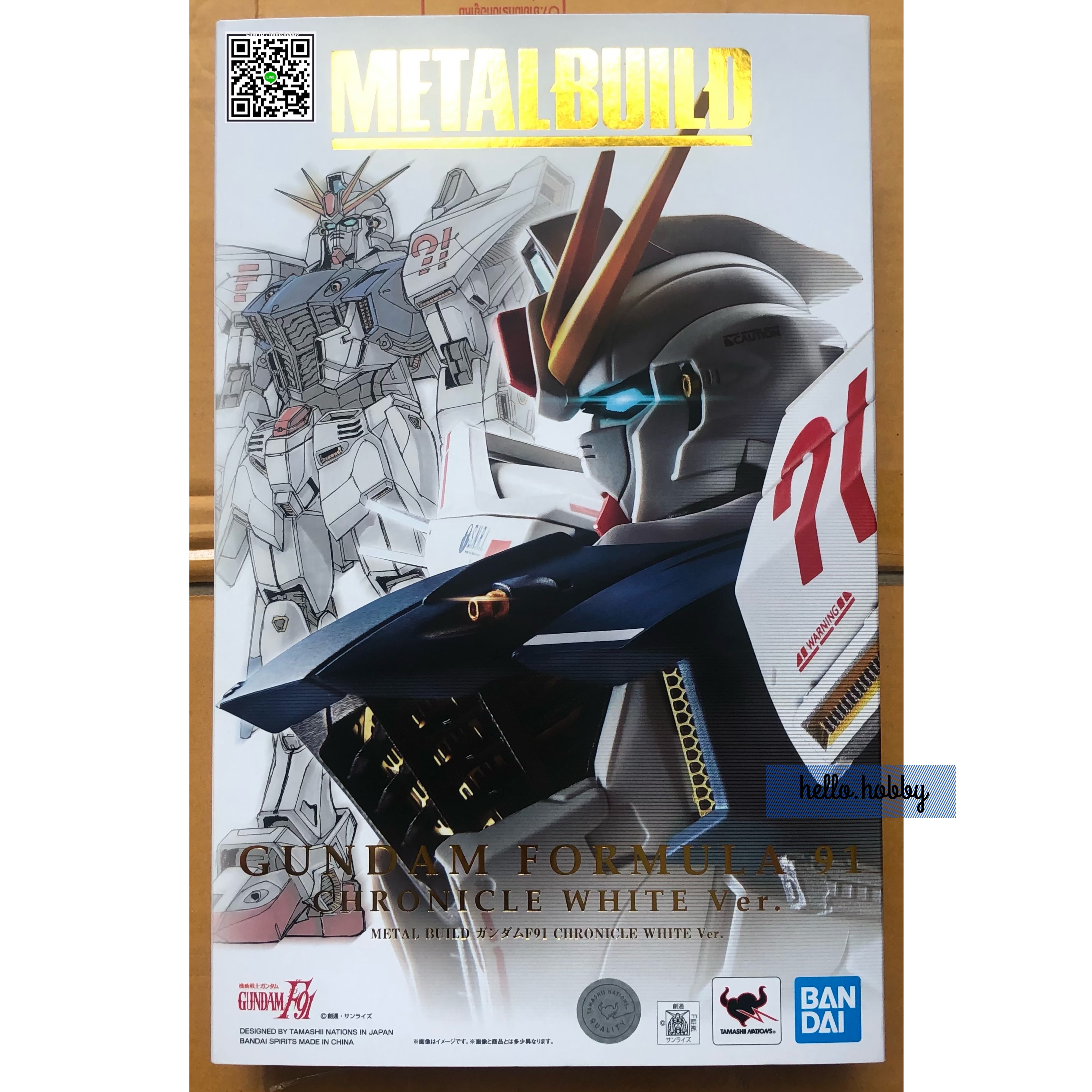 GUNDAM - Metal Build - Gundam F91 Chronicle White Ver. by Bandai