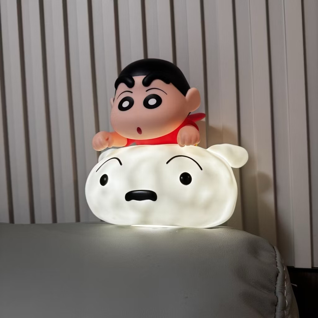โคมไฟชินจัง - Crayon Shinchan Riding Shiro Night Light Lamp