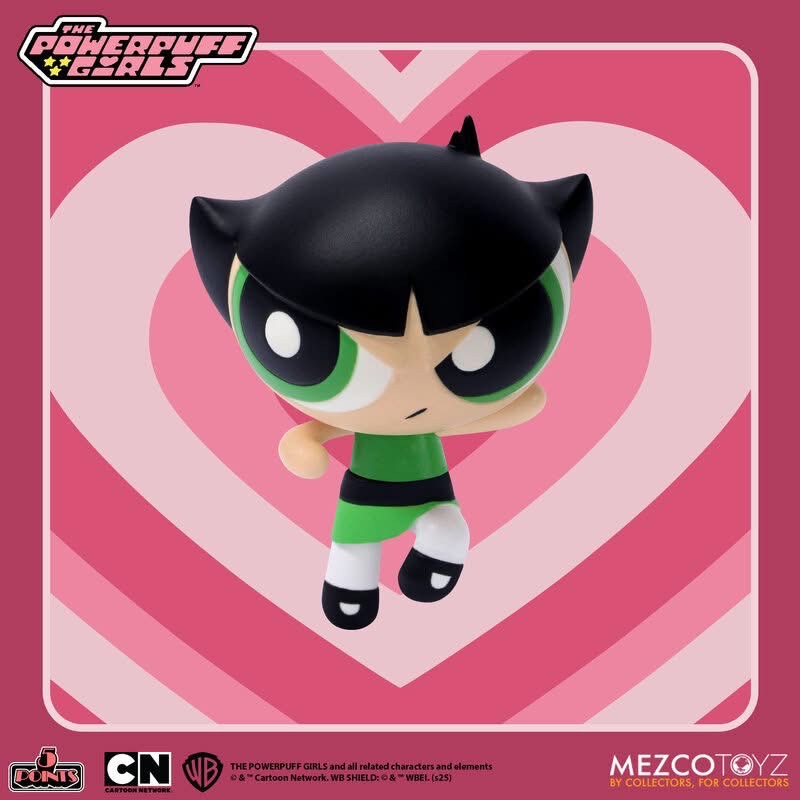 Pre-order : 5 Points Powerpuff Girls Set by Mezco Toyz (Set of 4)
