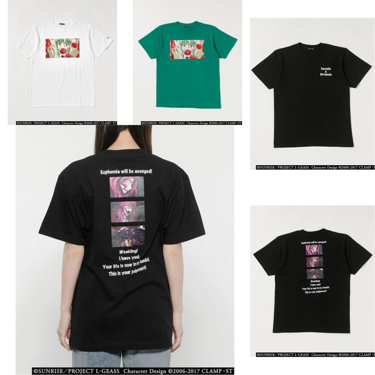 PRE-ORDER : Code Geass R4G Short Sleeve T-shirt