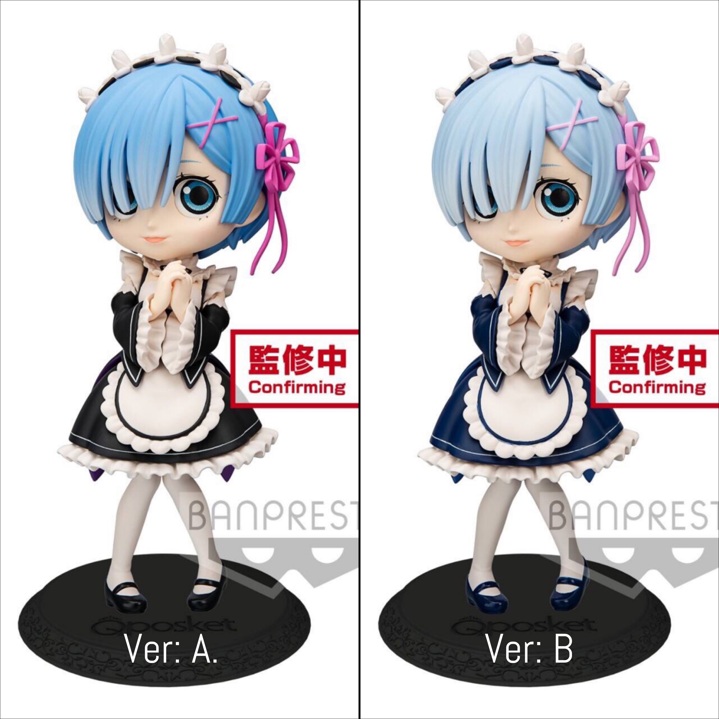 RE:ZERO -STARTING LIFE IN ANOTHER WORLD- Q POSKET -REM- (VER.A/B)