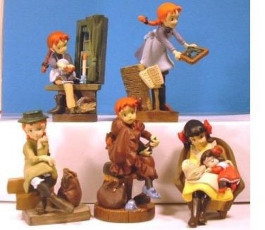 กาชาปอง Kaiyodo Movic K&M Mini Vignette Series The World Masterpiece Theater: Anne of Green Gables Gashapon (Set of 5) by Kaiyodo
