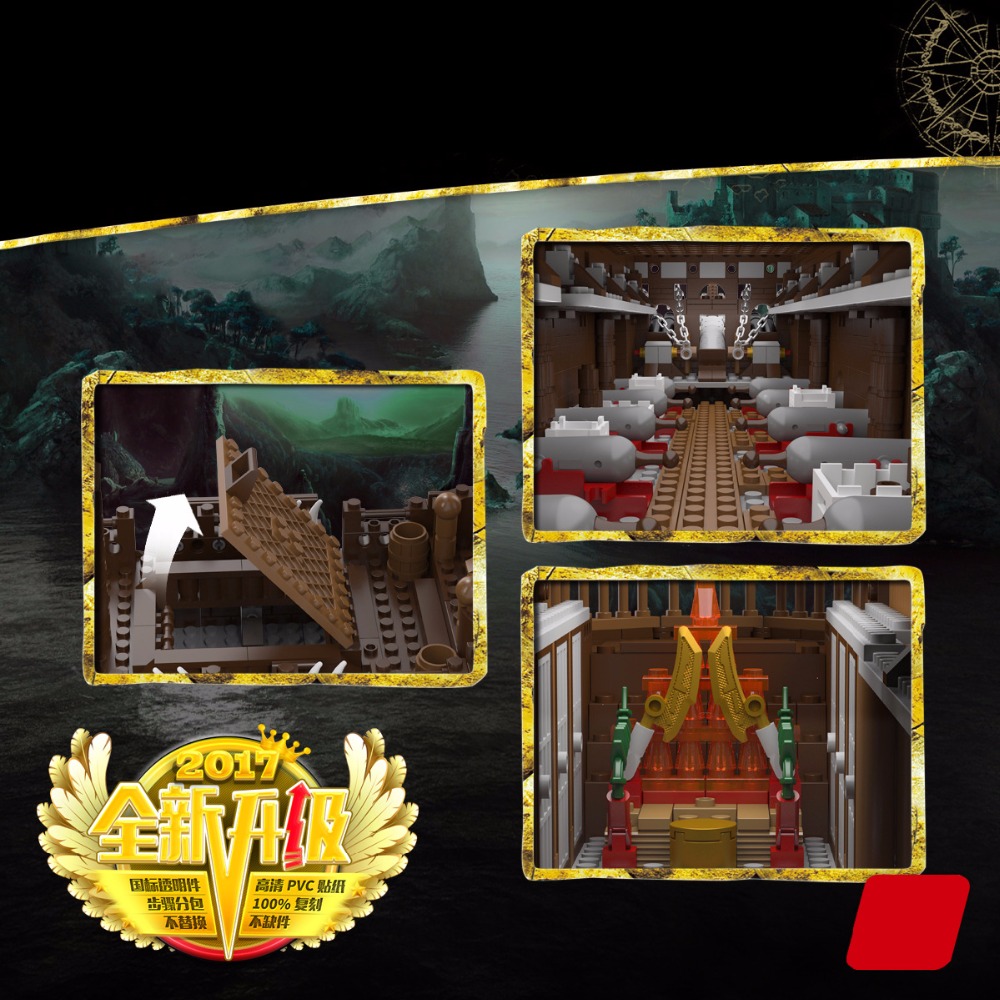 Lepin 16016 Pirates of the Carribean Flying Dutchman 3652pcs