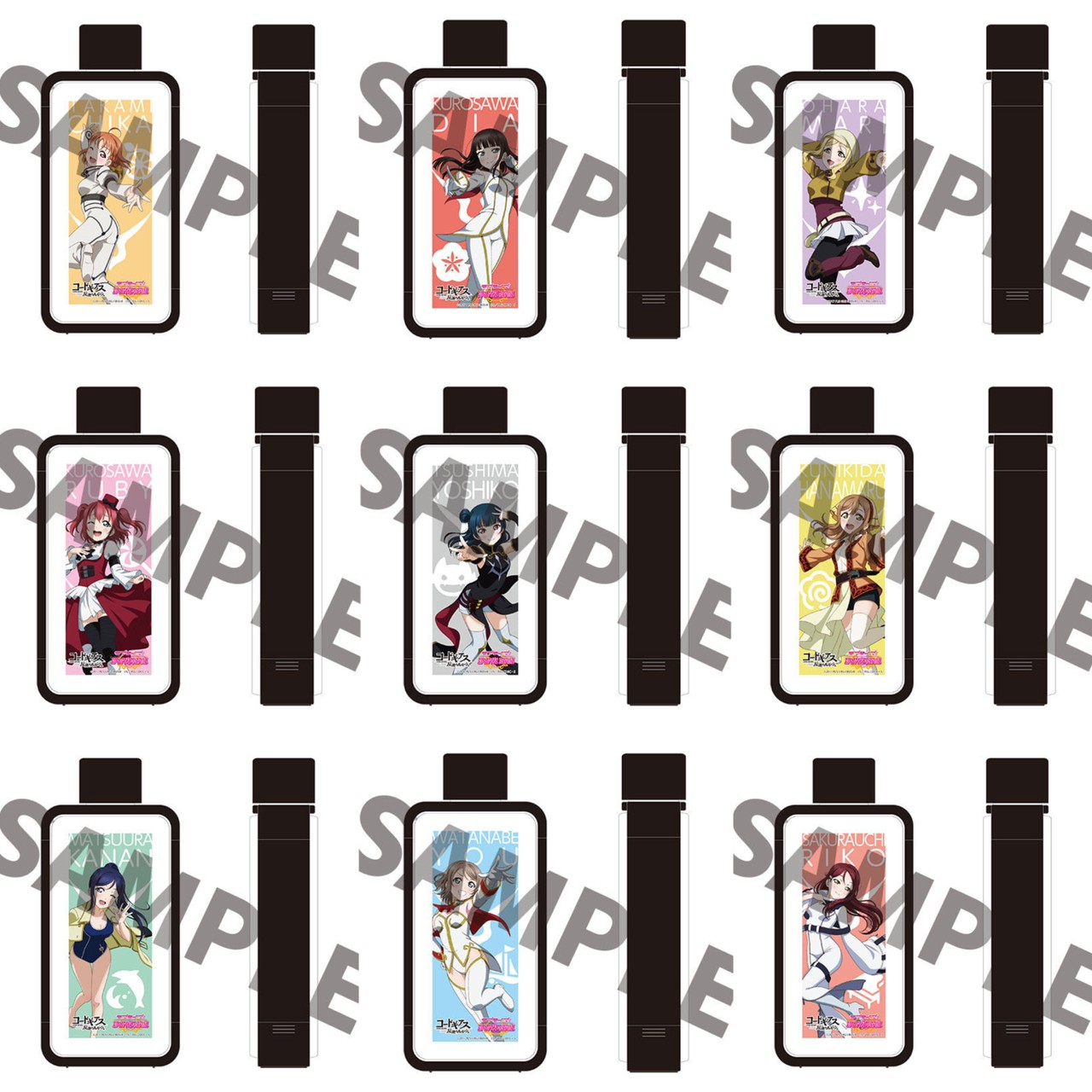 PRE-ORDER : "Love Live! School Idol Festival" x "Code Geass: Lelouch of Rebellion" Collaboration Aqours Square Bottle <9 types in total>