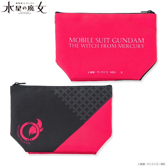 PRE-ORDER : Mobile Suit Gundam The Witch from Mercury Character Motif Mark Pouch