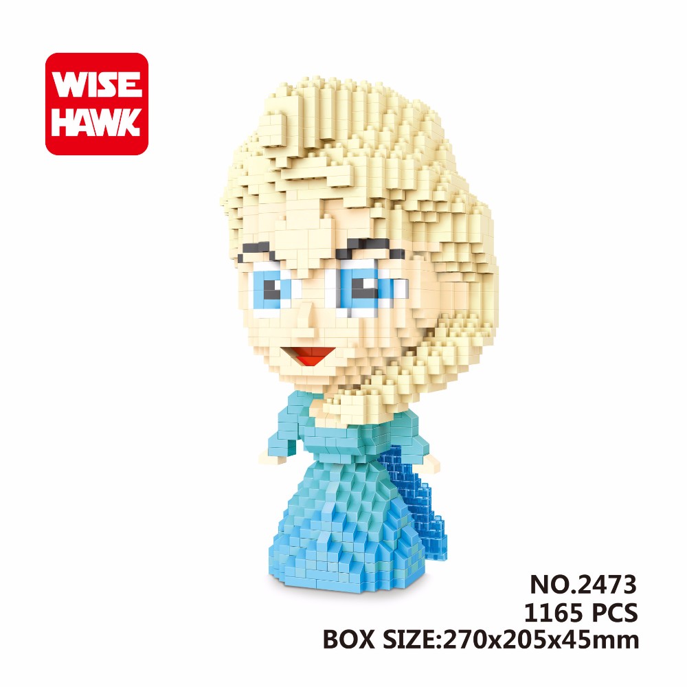 Wise Hawk 2473 Frozen Princess Elsa 1165pcs