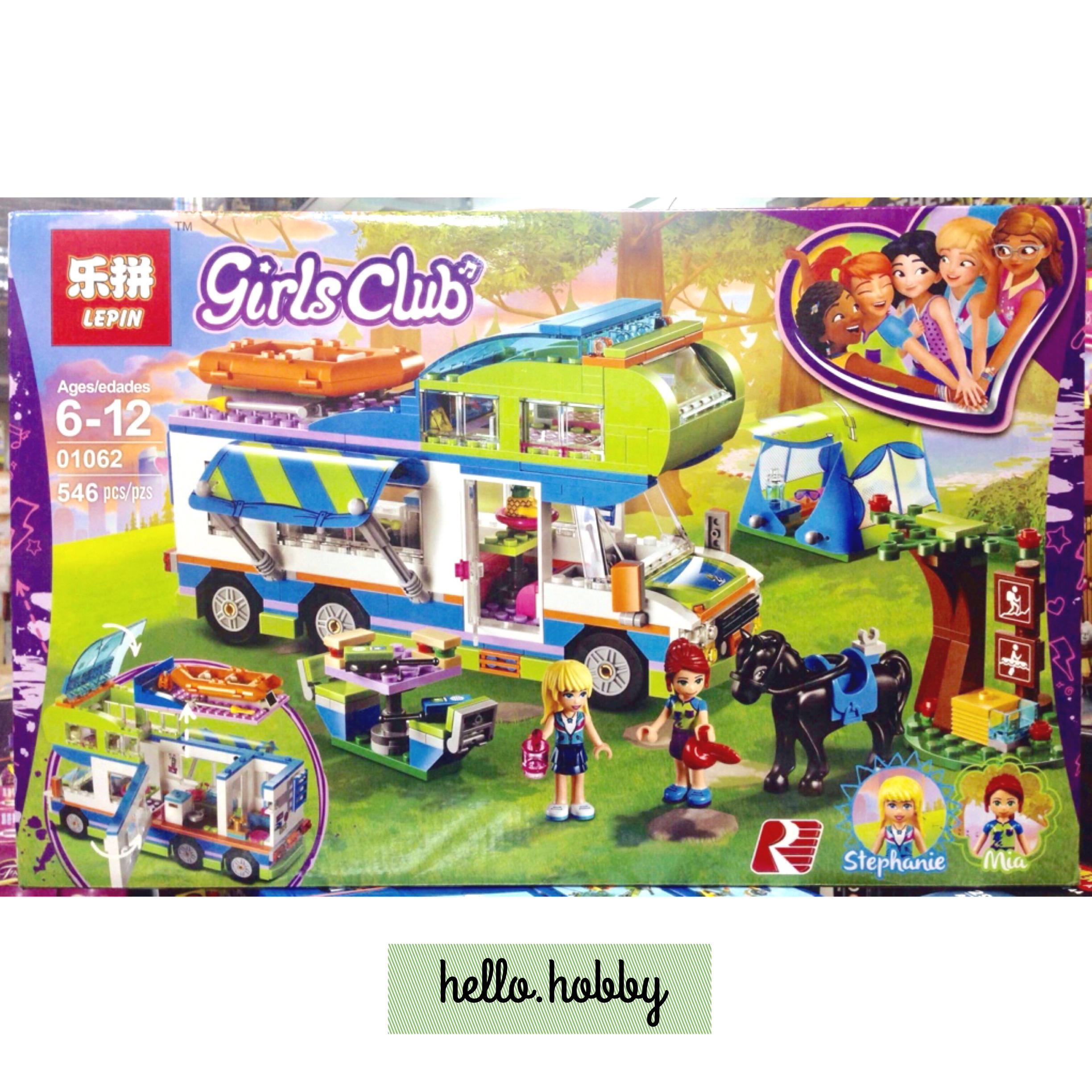 Lepin 01062 Friends Mia's Camper Van 546pcs