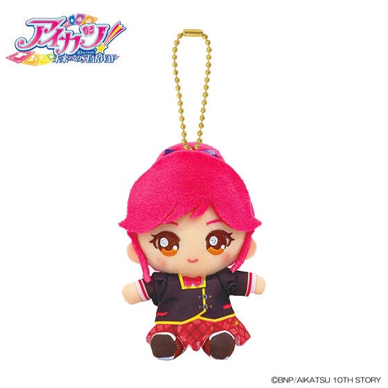 PRE-ORDER : Aikatsu! Sitting Ball Chain Mascot ~Dream Academy Set~