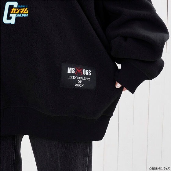 PRE-ORDER : Mobile Suit Gundam MS Motif Design Fleece Sweatshirt
