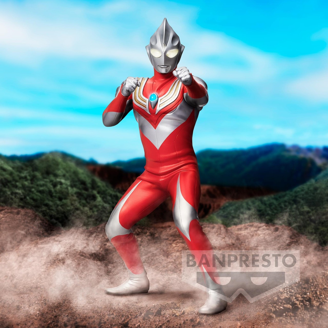 Pre-order : ULTRAMAN TIGA HERO'S BRAVE STATUE FIGURE ULTRAMAN TIGA (POWER TYPE & TIGA TORNADO) (A:ULTRAMAN TIGA POWER TYPE) (B: TIGA TORNADO)