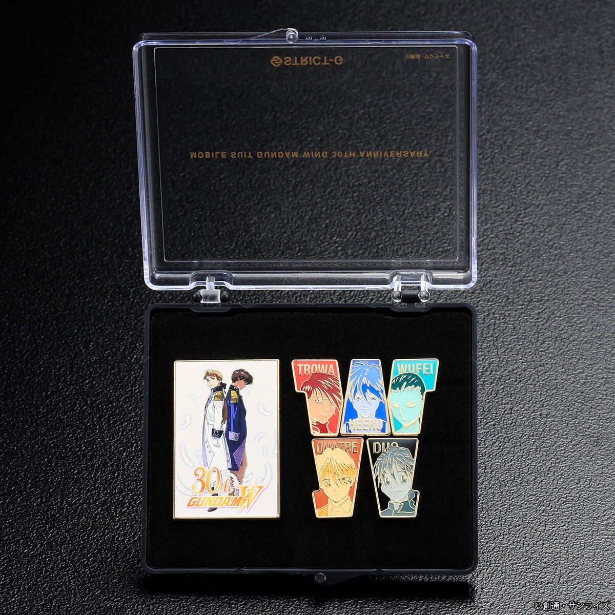 PRE-ORDER : STRICT-G "Mobile Suit Gundam Wing" 30th Anniversary Pin Set