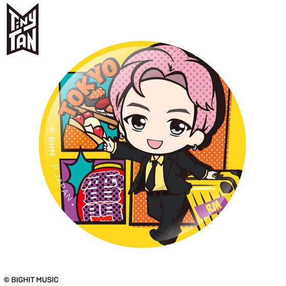 PRE-ORDER : TinyTAN TRAVEL COLLECTION Tin Badge