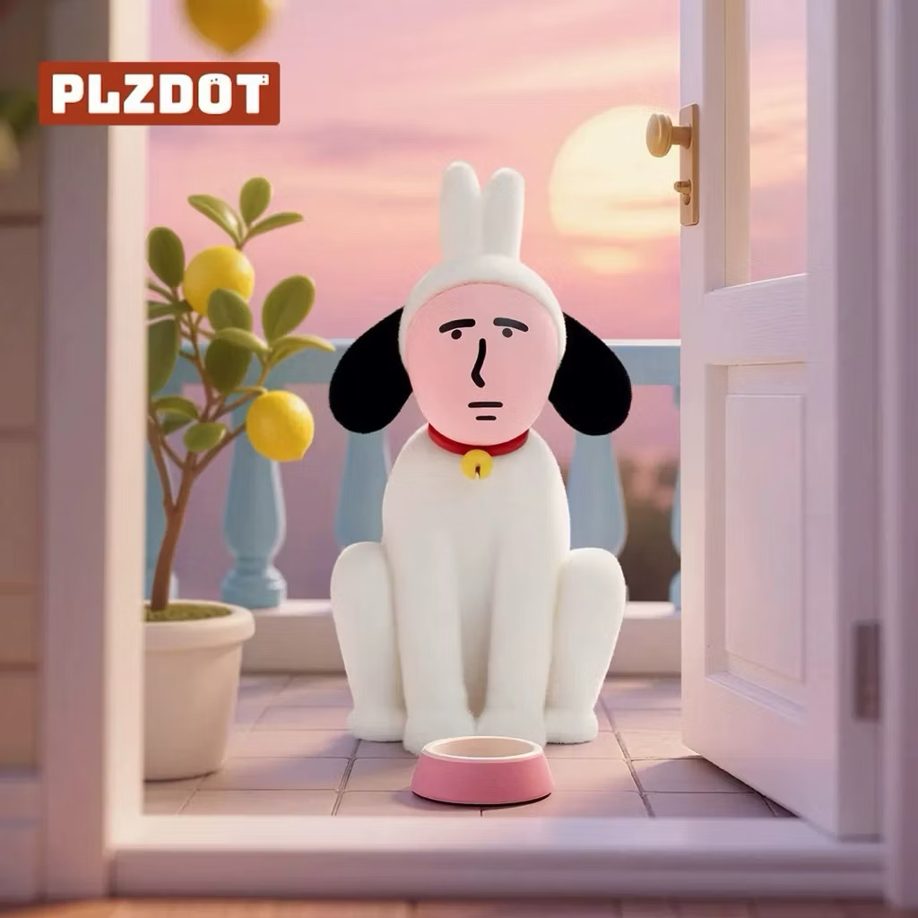 โมเดลได้ 1 ตัว - My Friend Rabbit "Abstract" Series Mini Figure II by PLZDOT