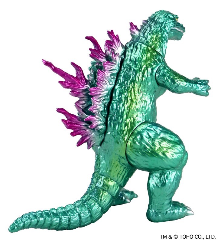 Godzilla - CCP Middle Size Series Vol.11 Godzilla (1999) Deep Green Metallic Ver. Soft Vinyl by CCP (Lot JP)
