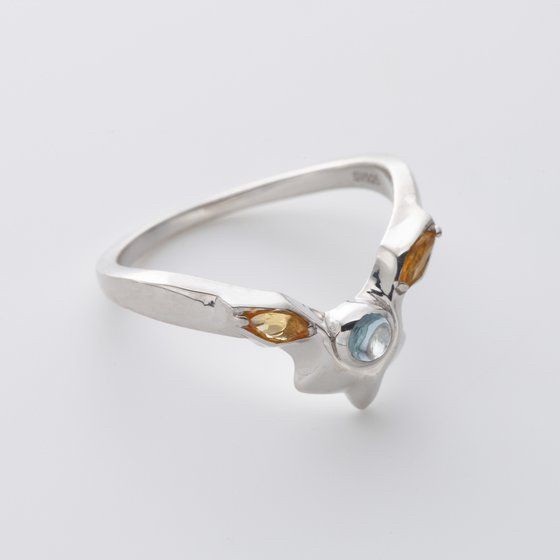 PRE-ORDER : Ultraman R/B Ultrawoman Grigio Silver925 Ring