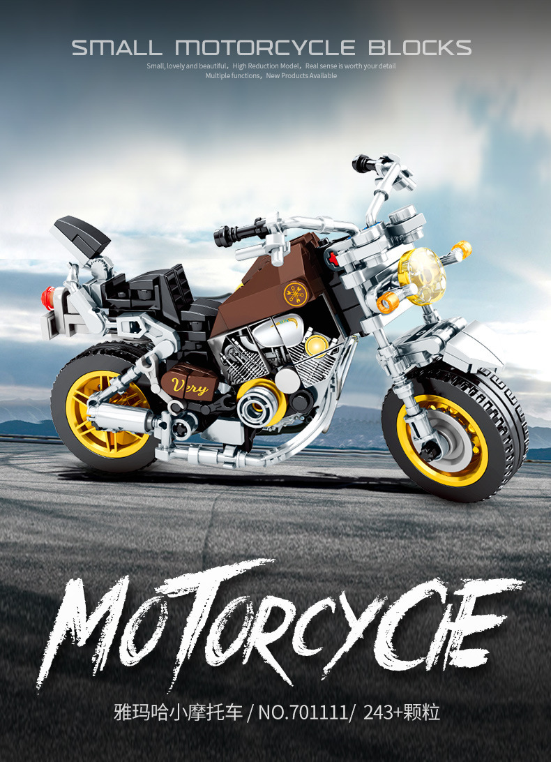 Sembo block 701111 Motorcycle 243pcs