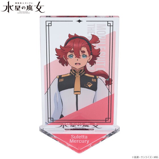 PRE-ORDER : Mobile Suit Gundam: The Witch from Mercury Character Design Acrylic Stand