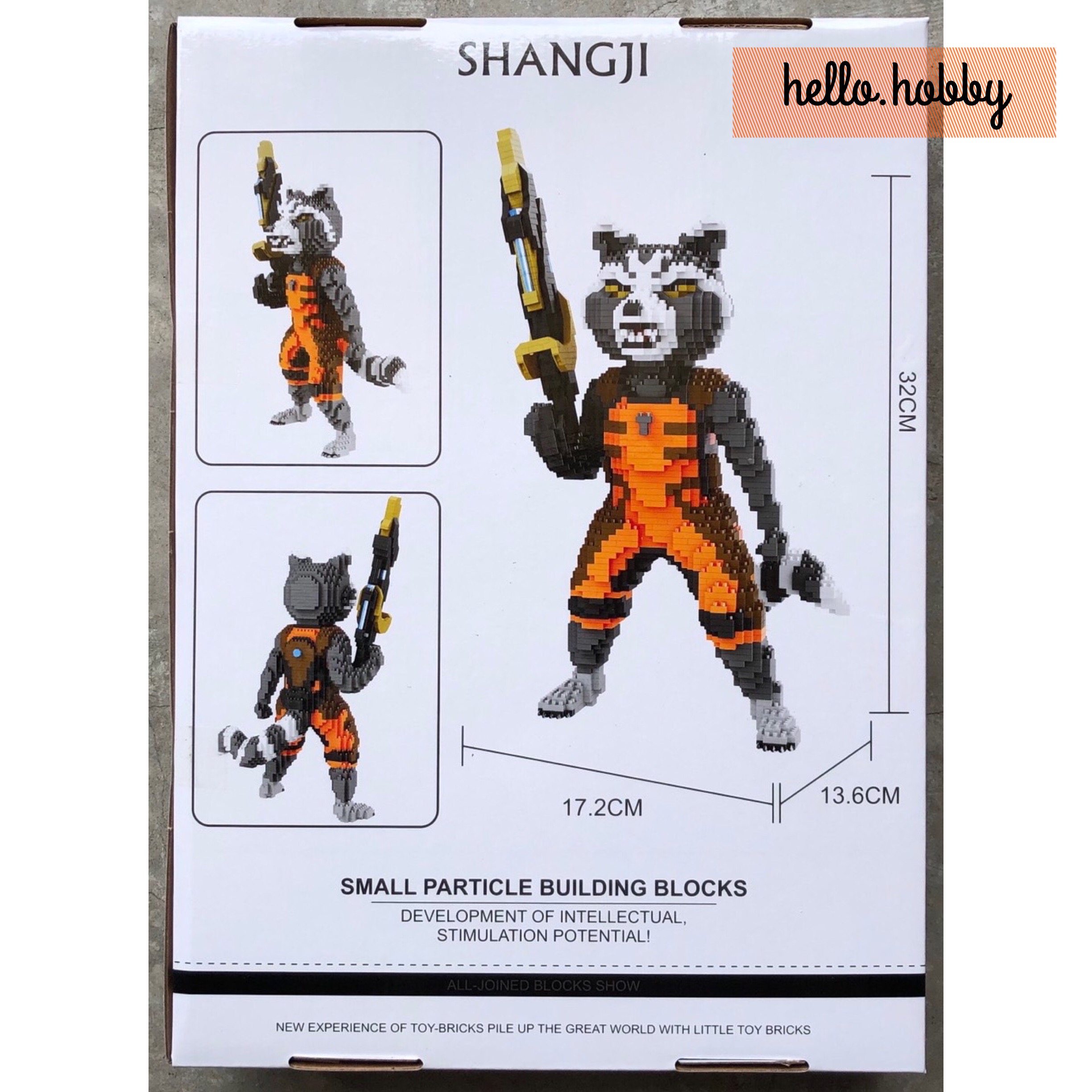 Shangji 21819 Guardians of Galaxy Rocket Raccoon 2560pcs