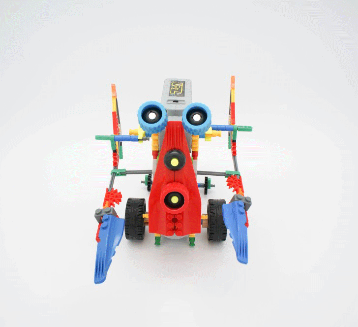 LOZ 3013 Robotic Jungle Warrior 120pcs (มีมอเตอร์เดินได้)