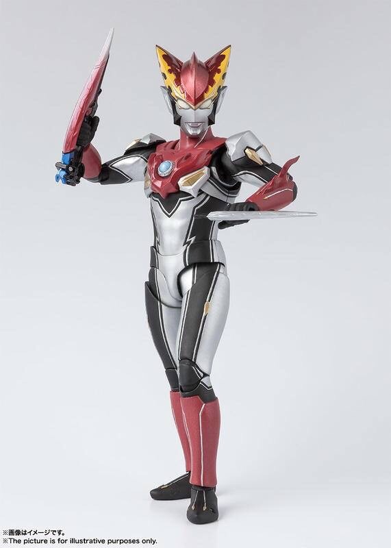 Pre-order : S.H.FIGUARTS ULTRAMAN ROSSO FLAME ACTION FIGURE (WITH BONUS)