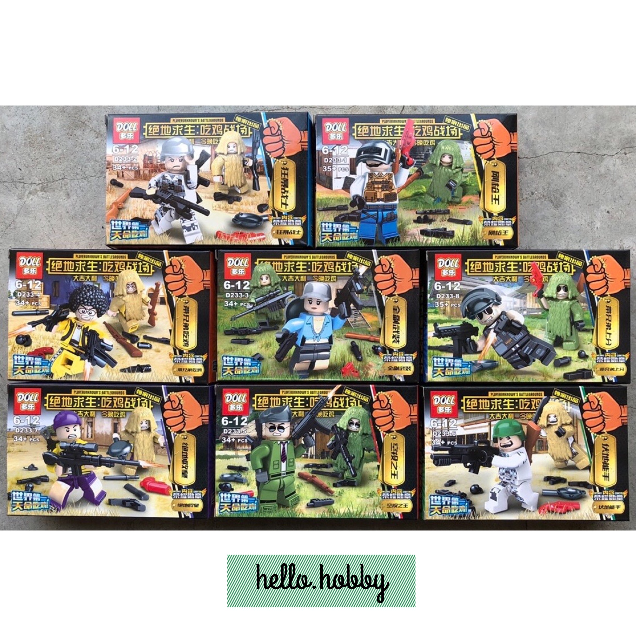 Doll D233 1-8 Military