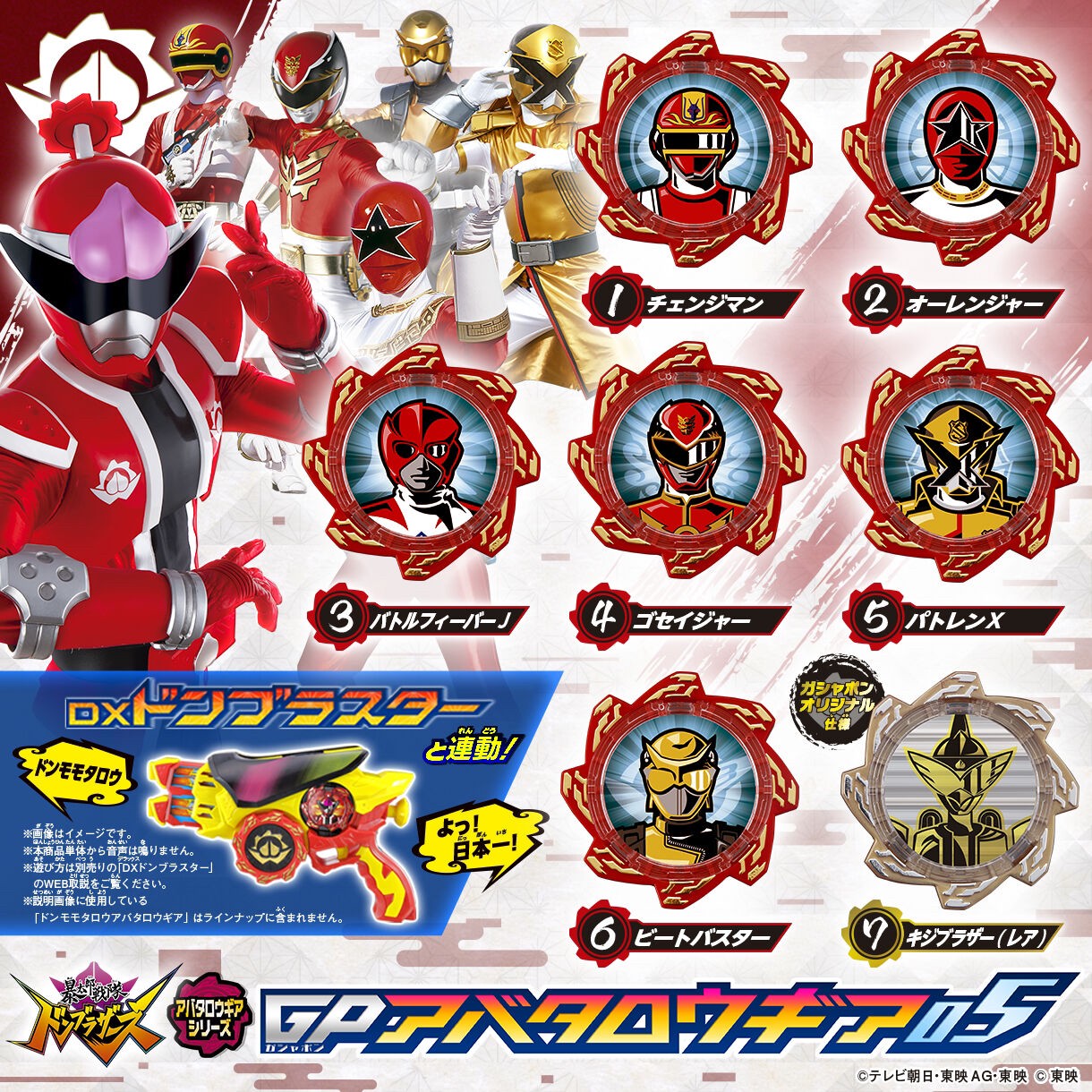 PRE-ORDER : Avataro Sentai Donbrothers GP Avataro Gear 05 (Random)