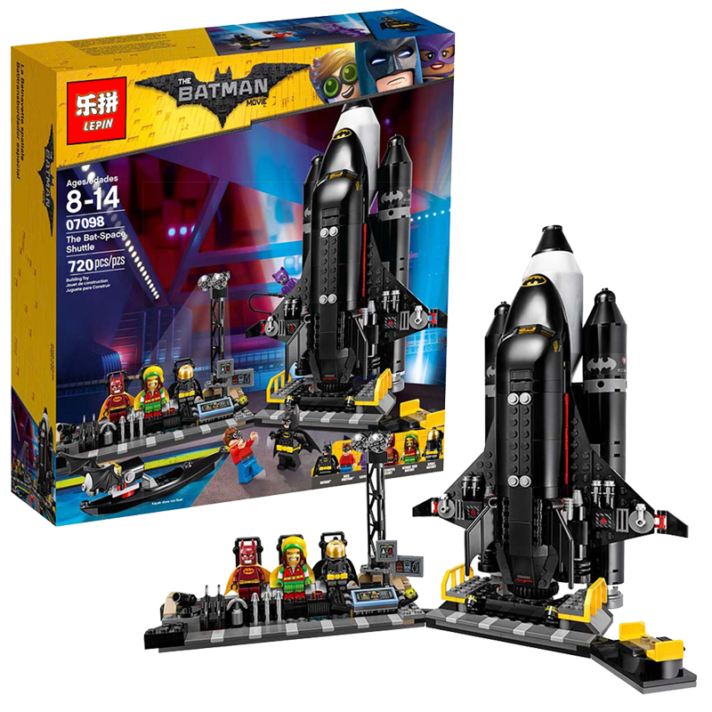 Lepin 07098 The Bat-Space Shuttle 720pcs
