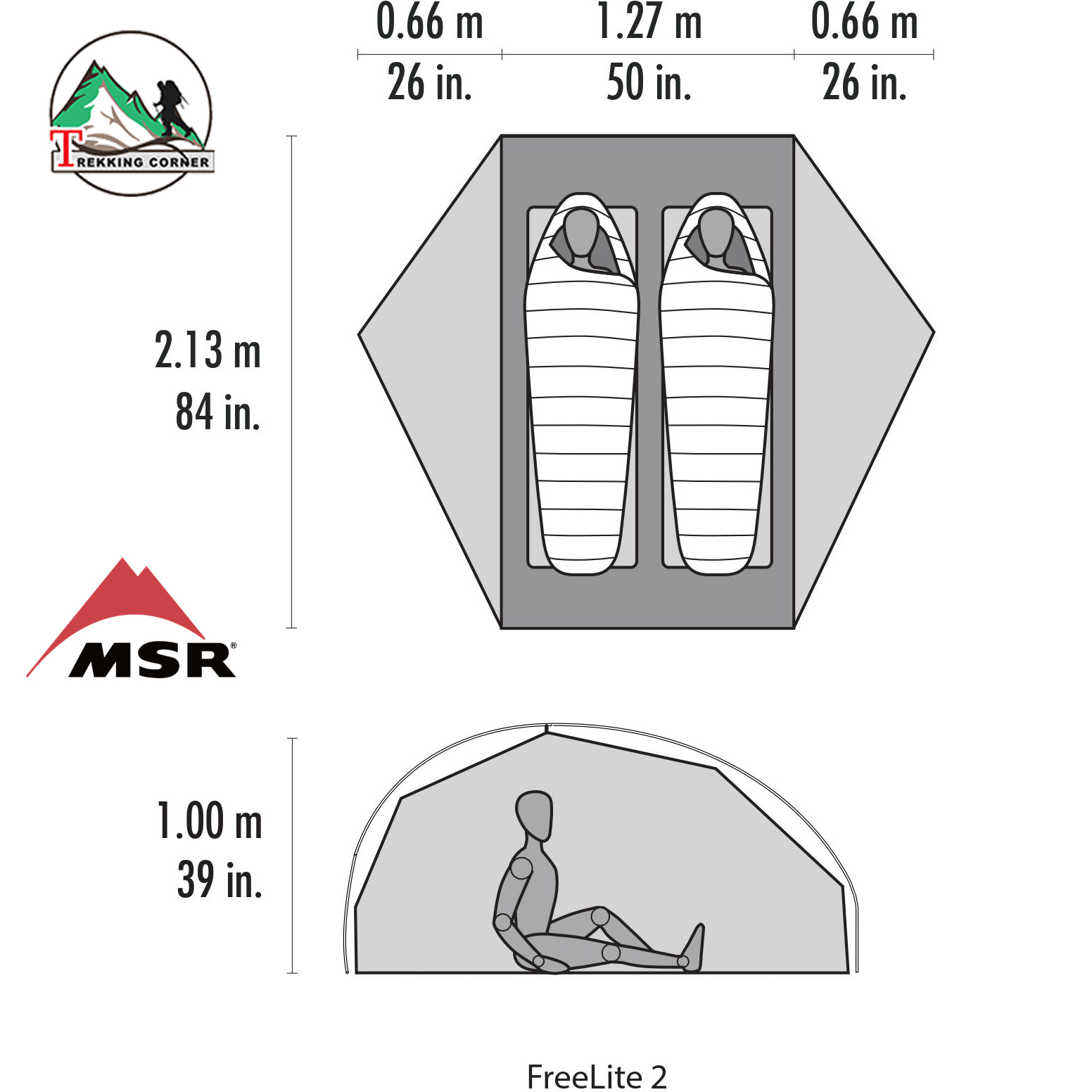 เต็นท์ MSR Freelite 2 Tent