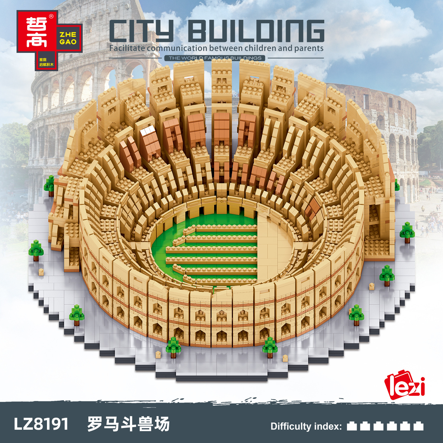 Lz 8191 Colosseum 5594pcs