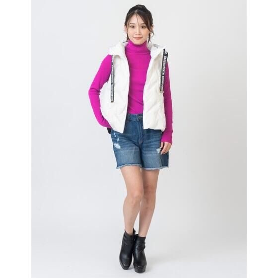 PRE-ORDER : Bakuage Sentai Boonboomger Bun Pink/Mira Shifuto Logo Tape Down Vest